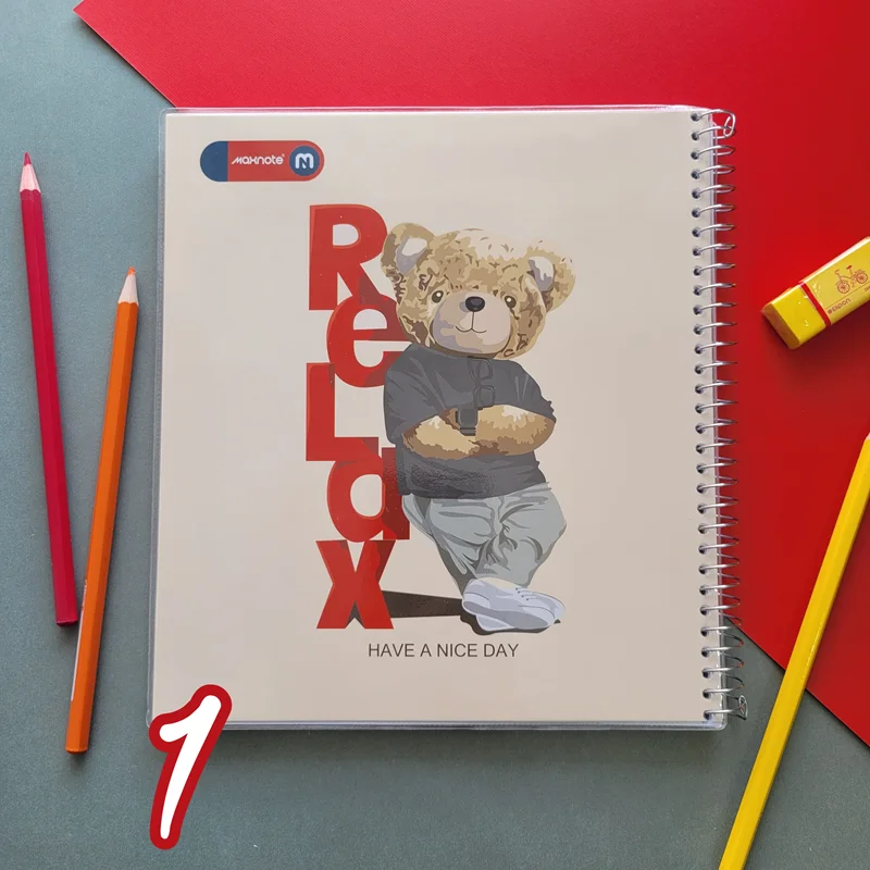 دفتر حاشیه دار خرس